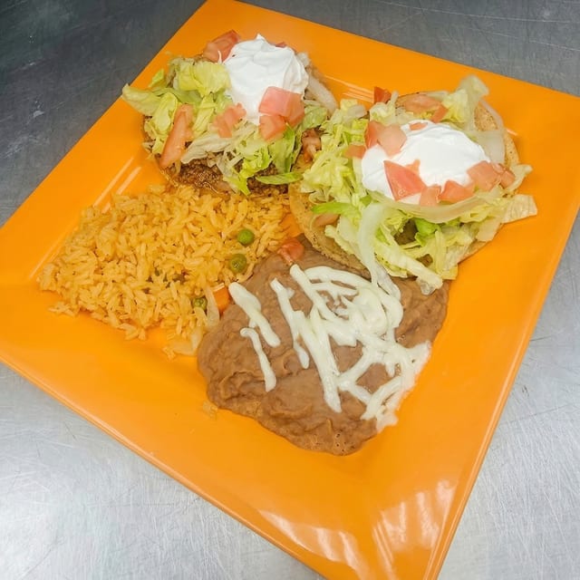 Beef Tostada.
